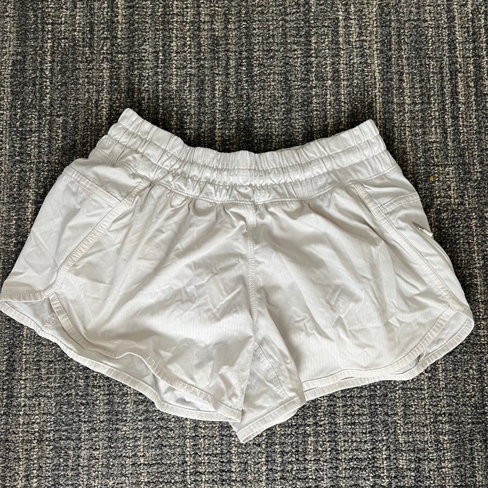 Lululemon White Shorts - Picture 1 of 8